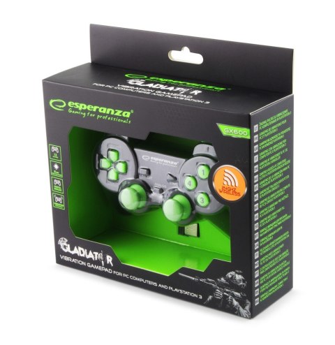 GAMEPAD BEZPRZEWODOWY 2.4GH PS3/PC GLADITOR GAMEPAD BEZPRZEWODOWY 2.4GH PS3/PC GLADITOR
