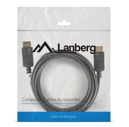 Kabel DisplayPort M/M 4K 3M czarny Kabel DisplayPort M/M 4K 3M czarny