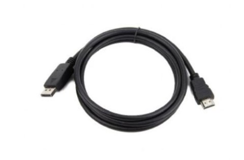Kabel DisplayPort do HDMI męski czarny 5m Kabel DisplayPort do HDMI męski czarny 5m