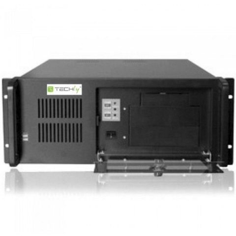 Obudowa PC ATX Rack 19 cali 4U, czarna Obudowa PC ATX Rack 19 cali 4U, czarna