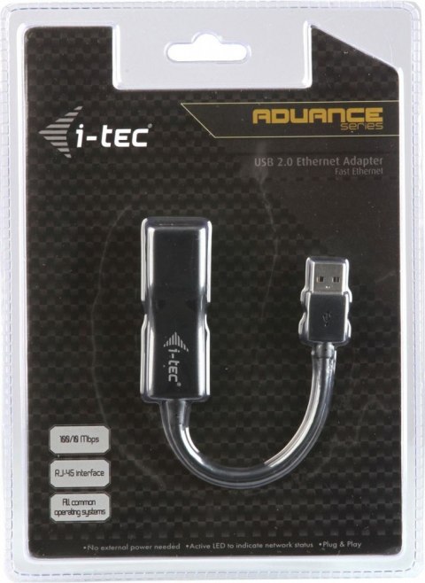 Zewnętrzna karta sieciowa USB 2.0 Fast Ethernet 100/10Mbps Zewnętrzna karta sieciowa USB 2.0 Fast Ethernet 100/10Mbps