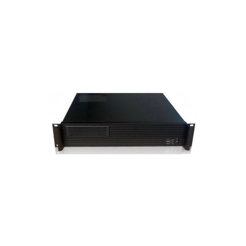 Kompaktowa obudowa PC ATX Rack 19cali 2U czarna Kompaktowa obudowa PC ATX Rack 19cali 2U czarna