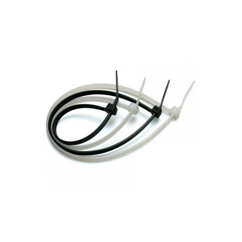 Nylonowe opaski zaciskowe 200 x 2.5mm 100szt. czarne Nylonowe opaski zaciskowe 200 x 2.5mm 100szt. czarne