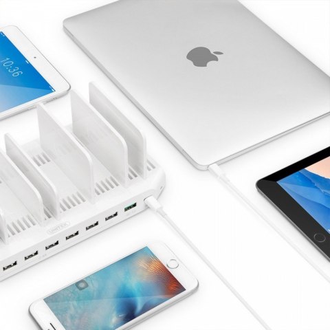 Stacja ładująca 10 x USB 160 W, QC3.0, USB-C, Y-2190 Stacja ładująca 10 x USB 160 W, QC3.0, USB-C, Y-2190