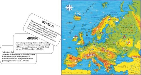 Gra Palcem po mapie - Europa Gra Palcem po mapie - Europa
