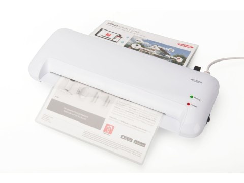 Laminator A4, prędkość: 400mm/min., grubość: 80-125 mikronów, biały Laminator A4, prędkość: 400mm/min., grubość: 80-125 mikronów, biały