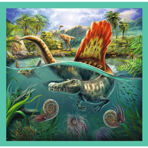 Puzzle 3w1 - Niezwykły świat dinozaurów Puzzle 3w1 - Niezwykły świat dinozaurów