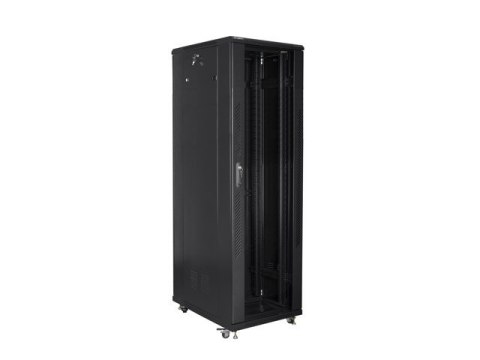Szafa stojąca Rack 19 cali 42U 800x800mm czarna Szafa stojąca Rack 19 cali 42U 800x800mm czarna