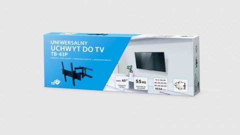 Uchwyt TV TB-43P do telewizora do 65 cali 55kg max VESA 400x400 Uchwyt TV TB-43P do telewizora do 65 cali 55kg max VESA 400x400