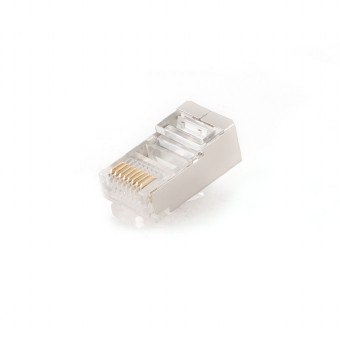 Wtyk sieciowy RJ45 FTP ekranowany/kat.5e/100szt. Wtyk sieciowy RJ45 FTP ekranowany/kat.5e/100szt.