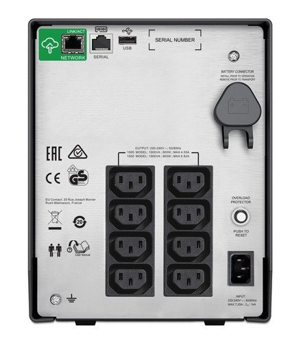 Zasilacz awaryjny SMC1000IC SmartUPS C 1k VA/600W Tower SmartConnect Zasilacz awaryjny SMC1000IC SmartUPS C 1k VA/600W Tower SmartConnect