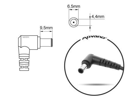 Ładowarka/zasilacz 19.5v 3.9a (6.5x4.4 pin) - sony 75W Ładowarka/zasilacz 19.5v 3.9a (6.5x4.4 pin) - sony 75W