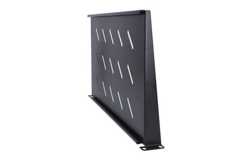 Półka rack 1U do szaf wiszących czarna 25 cm Półka rack 1U do szaf wiszących czarna 25 cm