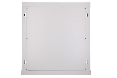 Szafka wisząca rack 12U 600x450 szara szklane drzwi
