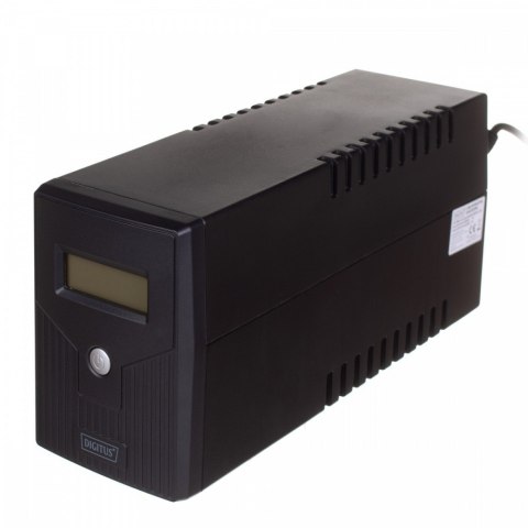 Zasilacz awaryjny UPS Line-Ineractive LCD, 600VA/360W, 1x12V/7Ah, AVR, 2xSCHUKO, USB, RJ11 Zasilacz awaryjny UPS Line-Ineractive LCD, 600VA/360W, 1x12V/7Ah, AVR, 2xSCHUKO, USB, RJ11