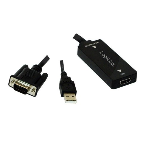 Konwerter VGA do HDMI z audio Konwerter VGA do HDMI z audio