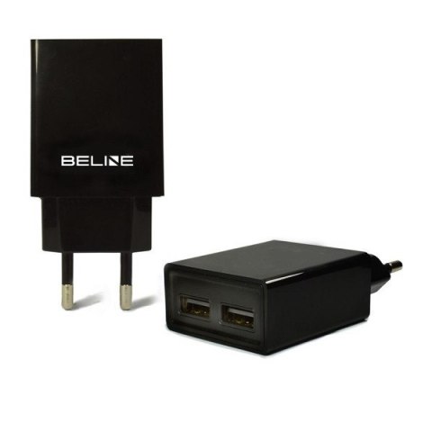 Ładowarka sieciowa 2xUSB 2A czarna Ładowarka sieciowa 2xUSB 2A czarna