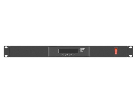 Panel wentylacyjny LCD poziomy 1U z termostatem do szaf, 19 cali, 2 wentylatory, 230V, czarny Panel wentylacyjny LCD poziomy 1U z termostatem do szaf, 19 cali, 2 wentylatory, 230V, czarny