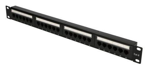 Patchpanel 24 porty CAT6 UTP V2 Patchpanel 24 porty CAT6 UTP V2