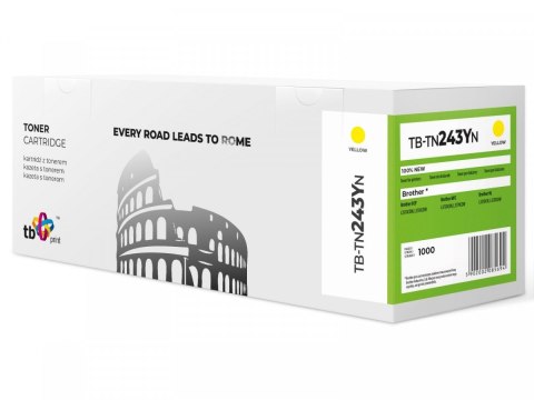 Toner do Brother TN243Y TB-TN243YN YE 100% nowy Toner do Brother TN243Y TB-TN243YN YE 100% nowy