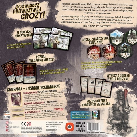 Gra Robinson Crusoe: Opowieści Niesamowite - rozszerzenie do gry Gra Robinson Crusoe: Opowieści Niesamowite - rozszerzenie do gry