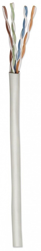Kabel instalacyjny skrętka UTP 4x2 kat. 5e drut CCA 305m szary Kabel instalacyjny skrętka UTP 4x2 kat. 5e drut CCA 305m szary