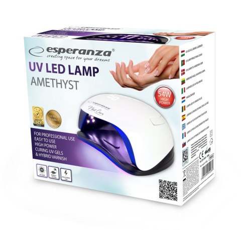 Lampa UV LED do lakieru hybrydowego Amethyst 54W Lampa UV LED do lakieru hybrydowego Amethyst 54W