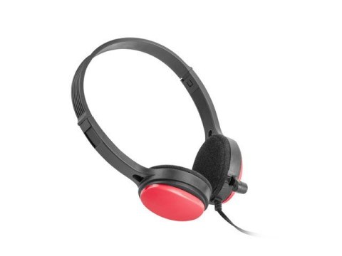 Słuchawki nauszne USL-1222 z mikrofonem czerwone Słuchawki nauszne USL-1222 z mikrofonem czerwone