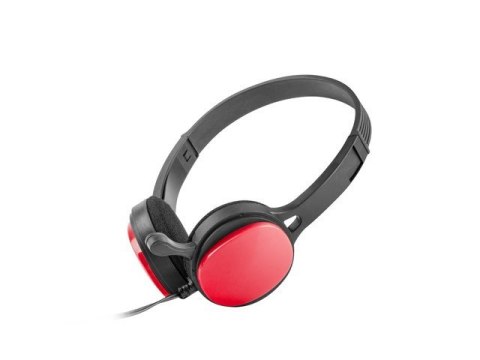 Słuchawki nauszne USL-1222 z mikrofonem czerwone Słuchawki nauszne USL-1222 z mikrofonem czerwone