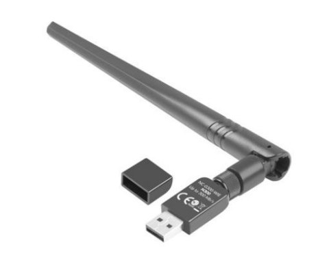 Karta sieciowa USB N300 1+1 antena NC-0300-WIE Karta sieciowa USB N300 1+1 antena NC-0300-WIE