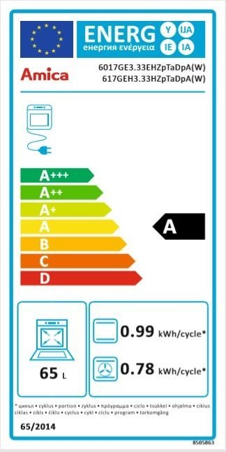 Kuchnia gazowo-elektryczna 617GEH3.33HZpTaDpA(W) Kuchnia gazowo-elektryczna 617GEH3.33HZpTaDpA(W)