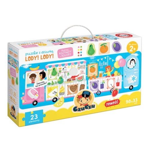 Puzzle z dziurką Lody! Lody! Puzzle z dziurką Lody! Lody!