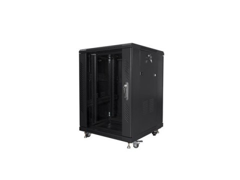 Szafa stojąca 19cali 15U 600X600mm czarna Szafa stojąca 19cali 15U 600X600mm czarna