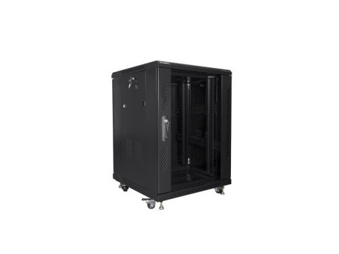 Szafa stojąca 19cali 15U 600X600mm czarna Szafa stojąca 19cali 15U 600X600mm czarna
