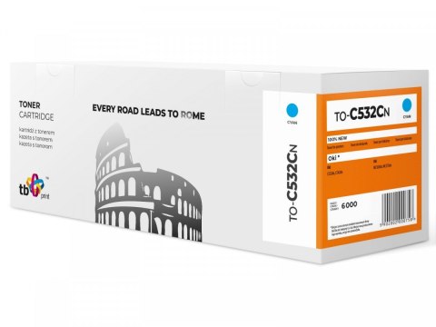 Toner do OKI C532 TO-C532CN Cyan 100% nowy Toner do OKI C532 TO-C532CN Cyan 100% nowy