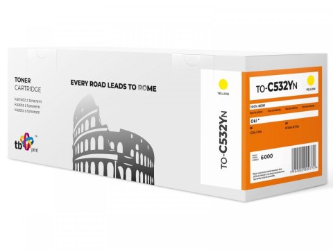 Toner do OKI C532 TO-C532YN Żółty 100% nowy Toner do OKI C532 TO-C532YN Żółty 100% nowy