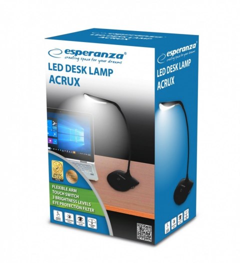 Lampka led biurkowa Acrux czarna Lampka led biurkowa Acrux czarna