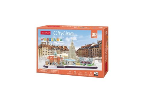 Puzzle 3D Cityline Warszawa Puzzle 3D Cityline Warszawa