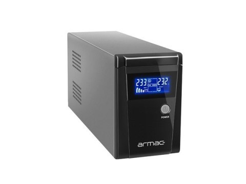 Zasilacz awaryjny Armac Line-In 650VA Office Pure Sine Wave LCD 2x230v schuko metalowa obudowa Zasilacz awaryjny Armac Line-In 650VA Office Pure Sine Wave LCD 2x230v schuko metalowa obudowa