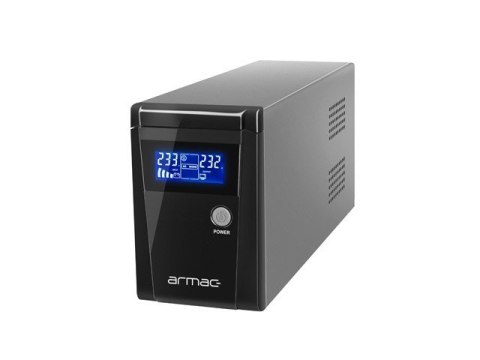 Zasilacz awaryjny Armac Line-In 650VA Office Pure Sine Wave LCD 2x230v schuko metalowa obudowa Zasilacz awaryjny Armac Line-In 650VA Office Pure Sine Wave LCD 2x230v schuko metalowa obudowa