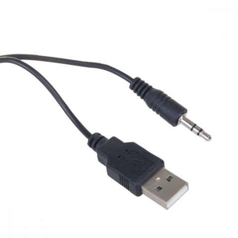 Głośniki komputerowe 6W USB AC835 Czarne Głośniki komputerowe 6W USB AC835 Czarne