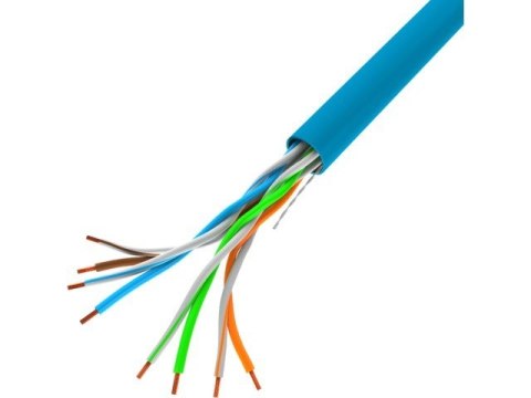 Kabel UTP Kat.5E CU 305 m drut FLUKE LCU5-12CU-0305-B niebieski Kabel UTP Kat.5E CU 305 m drut FLUKE LCU5-12CU-0305-B niebieski