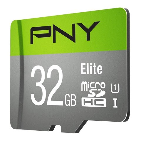 Karta pamięci microSDHC Elite 32GB P-SDU32GU185GW-GE Karta pamięci microSDHC Elite 32GB P-SDU32GU185GW-GE