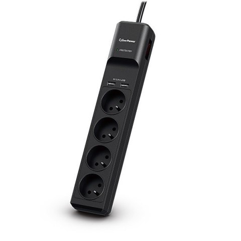 Listwa przeciwprzepięciowa P0420SUD0-FR 4xFR/2xUSB/1,8 m Listwa przeciwprzepięciowa P0420SUD0-FR 4xFR/2xUSB/1,8 m