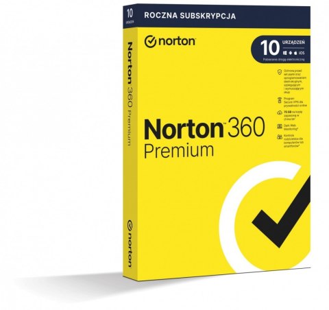 *Norton 360 PREMIUM 75GB PL 1U 10Dvc 1Y 21408749 *Norton 360 PREMIUM 75GB PL 1U 10Dvc 1Y 21408749