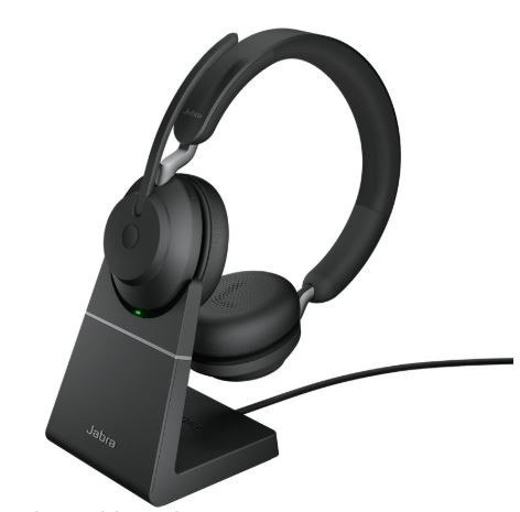 Słuchawki Evolve2 65 Stand Link380a MS Stereo Black Słuchawki Evolve2 65 Stand Link380a MS Stereo Black