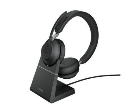 Słuchawki Evolve2 65 Stand Link380c UC Stereo czarne Słuchawki Evolve2 65 Stand Link380c UC Stereo czarne