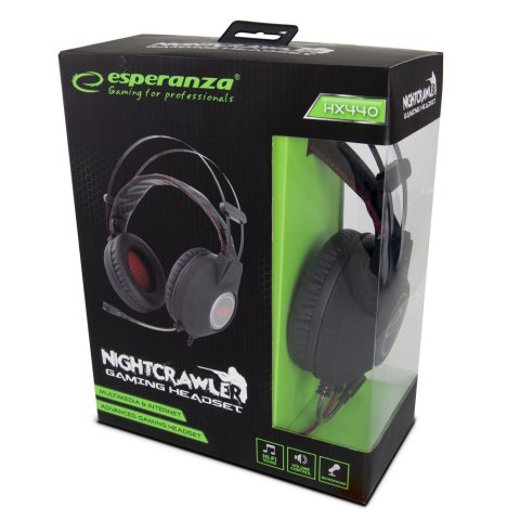 Słuchawki z mikrofonem gaming Nightcrawler Słuchawki z mikrofonem gaming Nightcrawler