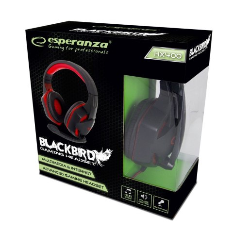 Słuchawki z mikrofonem gaming blackbird Słuchawki z mikrofonem gaming blackbird