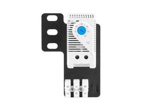 Termostat zamykający AK-1505-S 10A Do szaf z uchem montażowym i kostką elektryczną Szary Termostat zamykający AK-1505-S 10A Do szaf z uchem montażowym i kostką elektryczną Szary